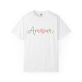 Heart Shape Shirt St. Valentine's Day Affection Gift Women Hand Drawn Tee Heart T-Shirt Valentine Fan Illustrated Graphic Heart Design Clean