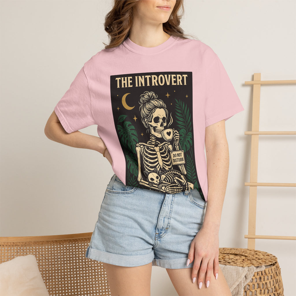 Bony Cat Shirt Boho Chic Mysticism Gift Women Eerie Tee Skeleton Cat T-Shirt Bohemian Fan Creepy Tshirt Spiritual Graphic Classic Palm