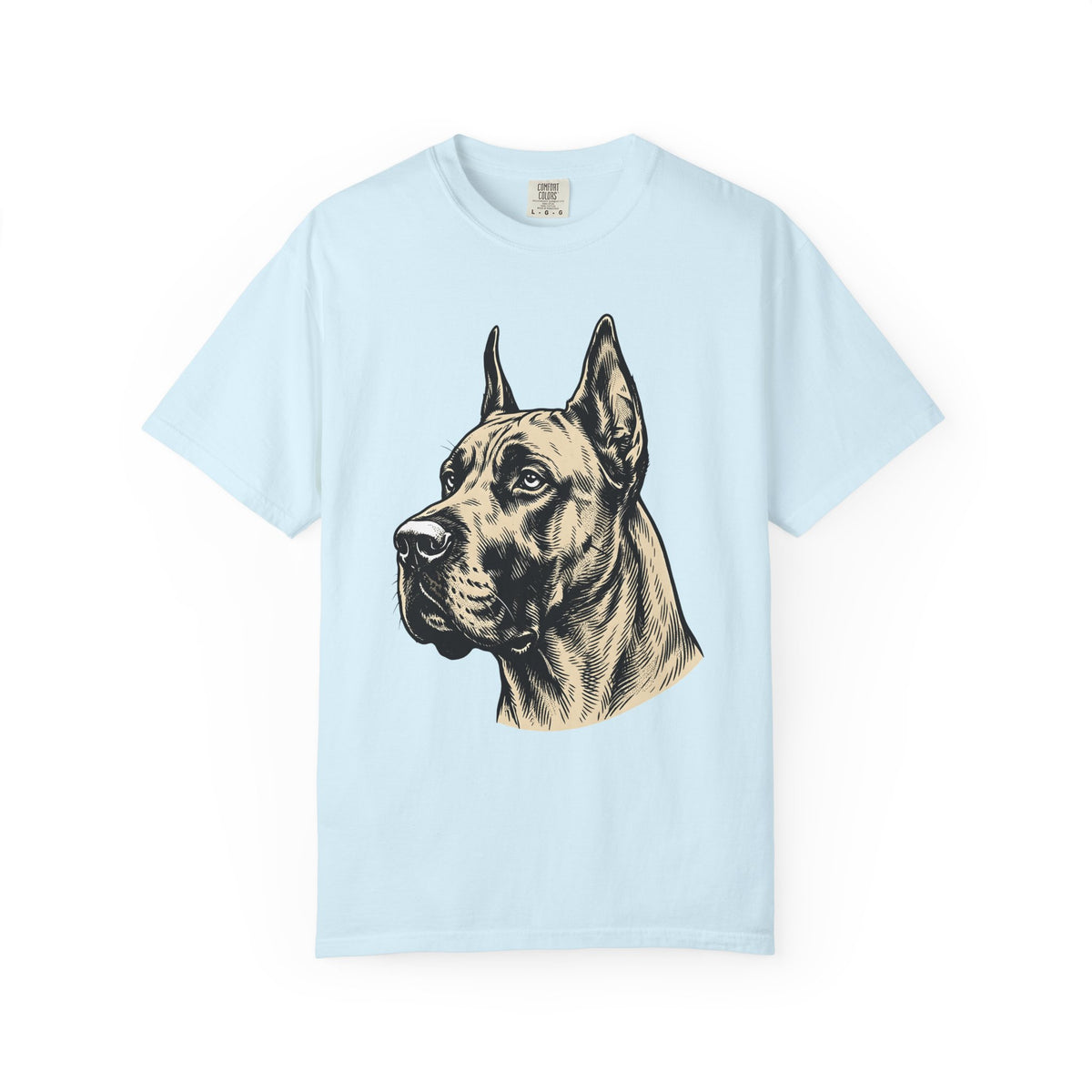 Dane Dog Shirt Dog Animals Unisex Gift Line Drawing Tee Great Dane T-Shirt Dog