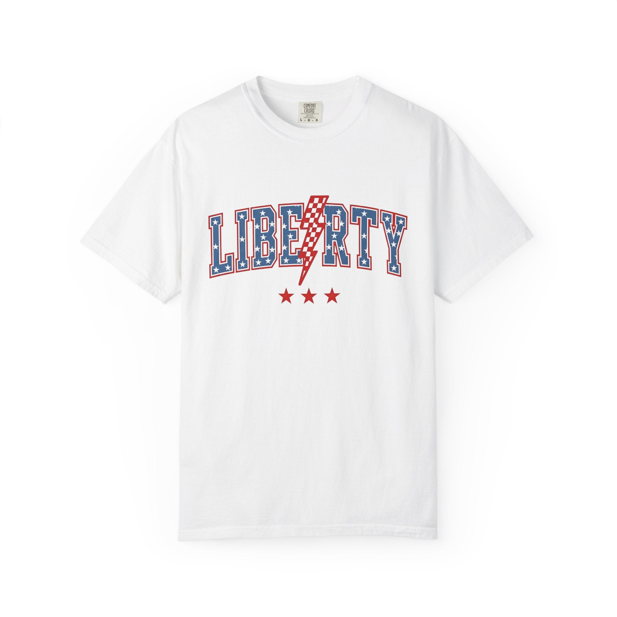 Usa Stars Shirt America Freedom Gift Women Classic Tee American Flag T-Shirt Patriot Fan Vintage Tshirt Liberty Graphic Old School