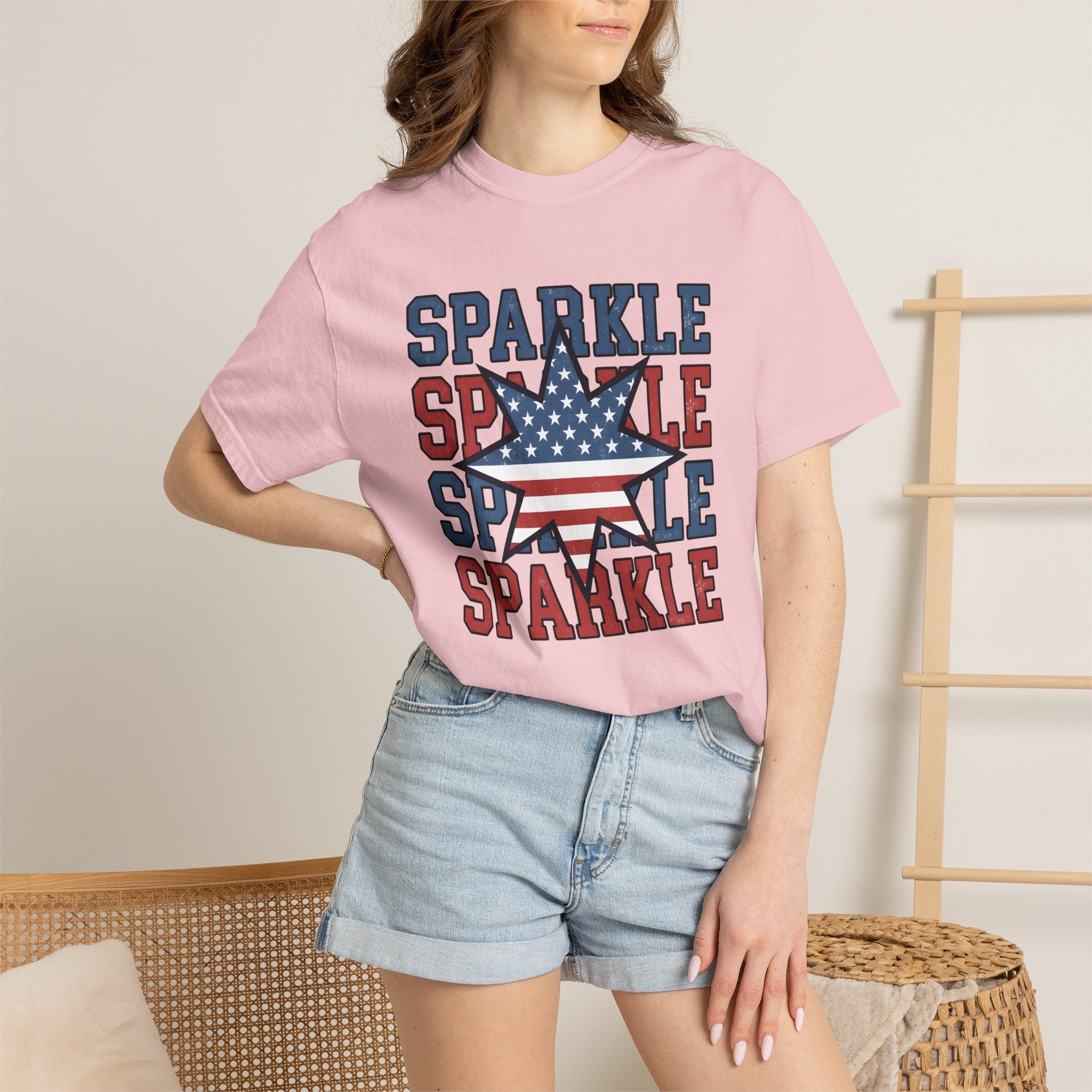 American Star Shirt 4th Of July Independence Gift Women Vintage Tee Star T-Shirt Patriot Fan Retro Tshirt Freedom Graphic Throwback Usa Flag