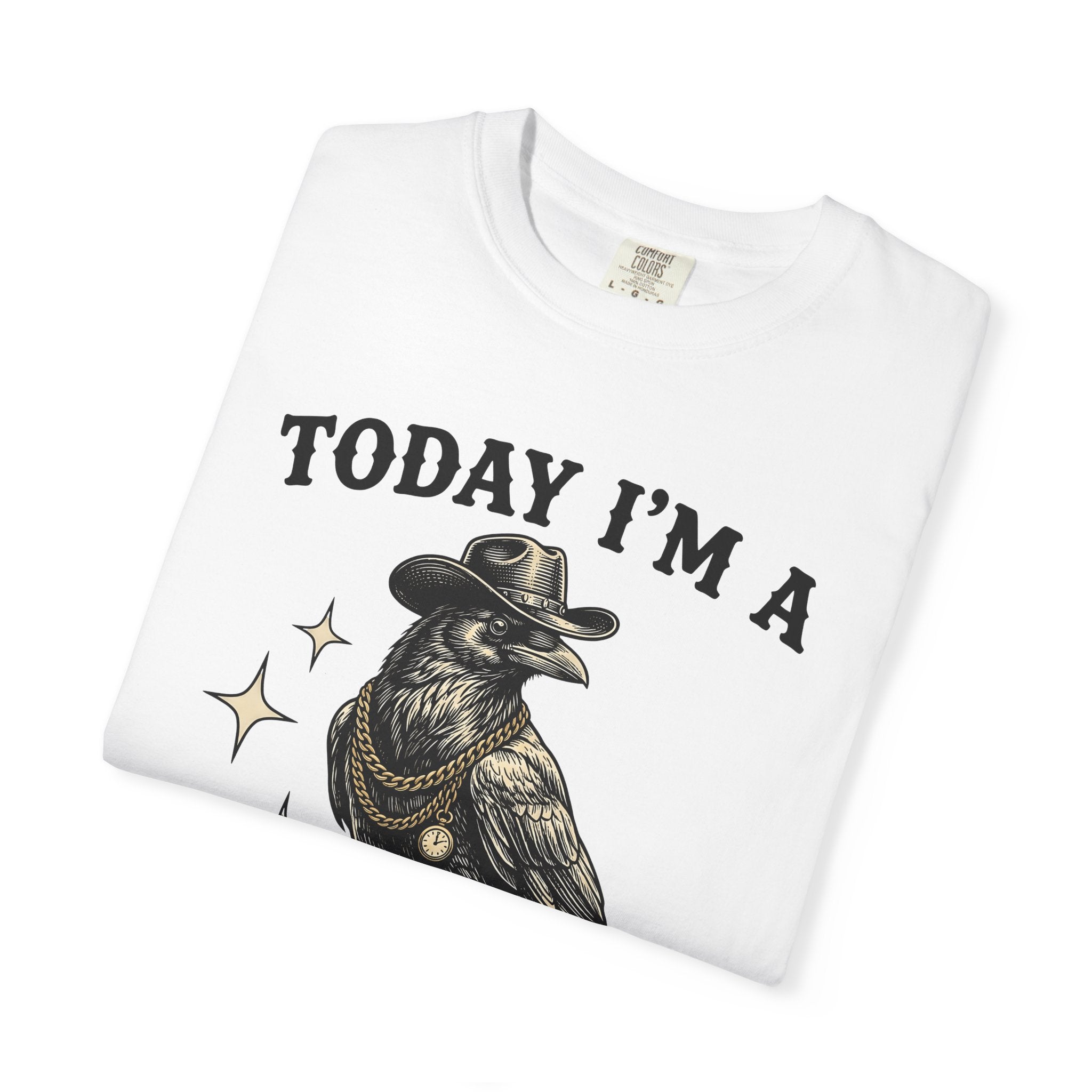 Country Crow Shirt Funny Bird Gift Women Old School Tee Crow T-Shirt Humor Fan Retro Tshirt Bird Graphic Cartoon Jewelry Chain Tshirt