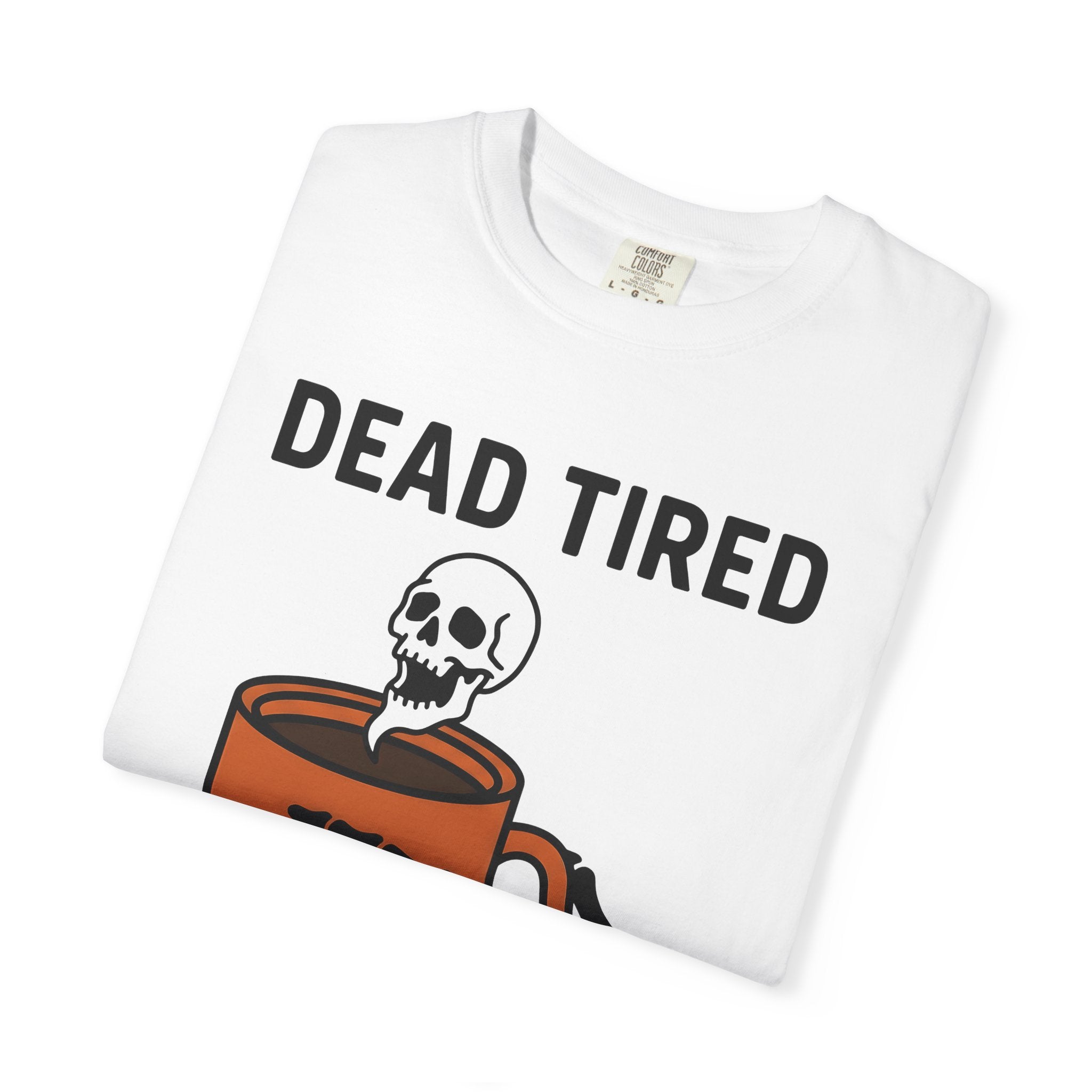 Skeleton Coffee Cup Shirt Coffee Party Gift Women Animated Tee Coffee Mug T-Shirt Coffee Fan Cartoon Tshirt Party Graphic Strong Skull Face