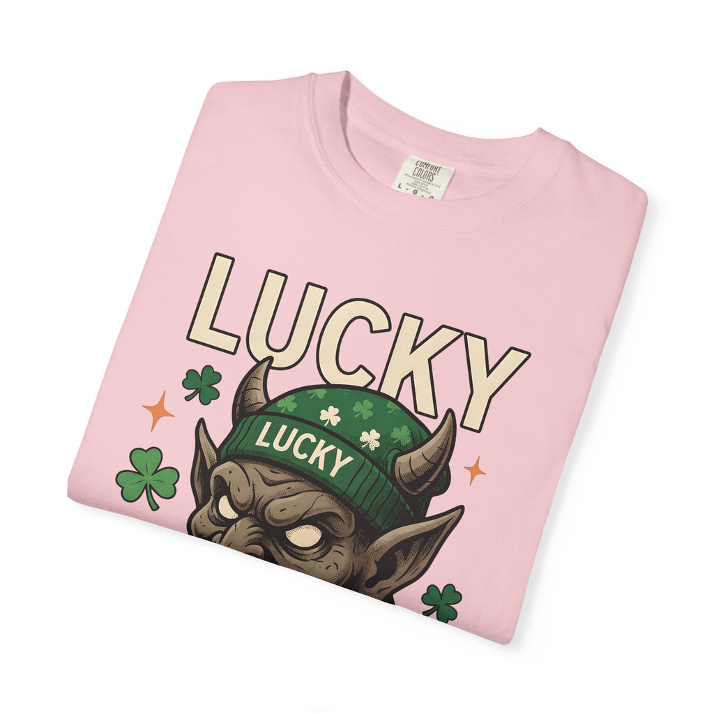 Goblin Head Shirt St Patrick's Day Fantasy Gift Women Tattoo Tee Imp T-Shirt Irish Fan Traditional Tshirt Mythical Graphic Vintage Shamrock