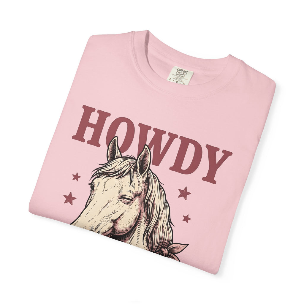 Cowboy Steed Shirt St. Valentine's Day Rodeo Gift Women Classic Tee Horse T-Shirt Valentine Fan Retro Tshirt Rodeo Graphic Doodle Officer