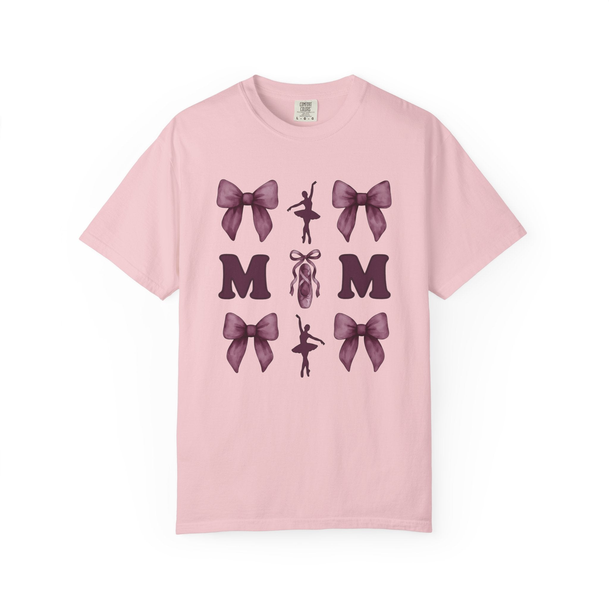 Ballet Dancer Shirt Moms Performance Gift Women Painted Tee Dancer T-Shirt Mom Enthusiast Illustrated Design Show Graphic Tie Tshirt