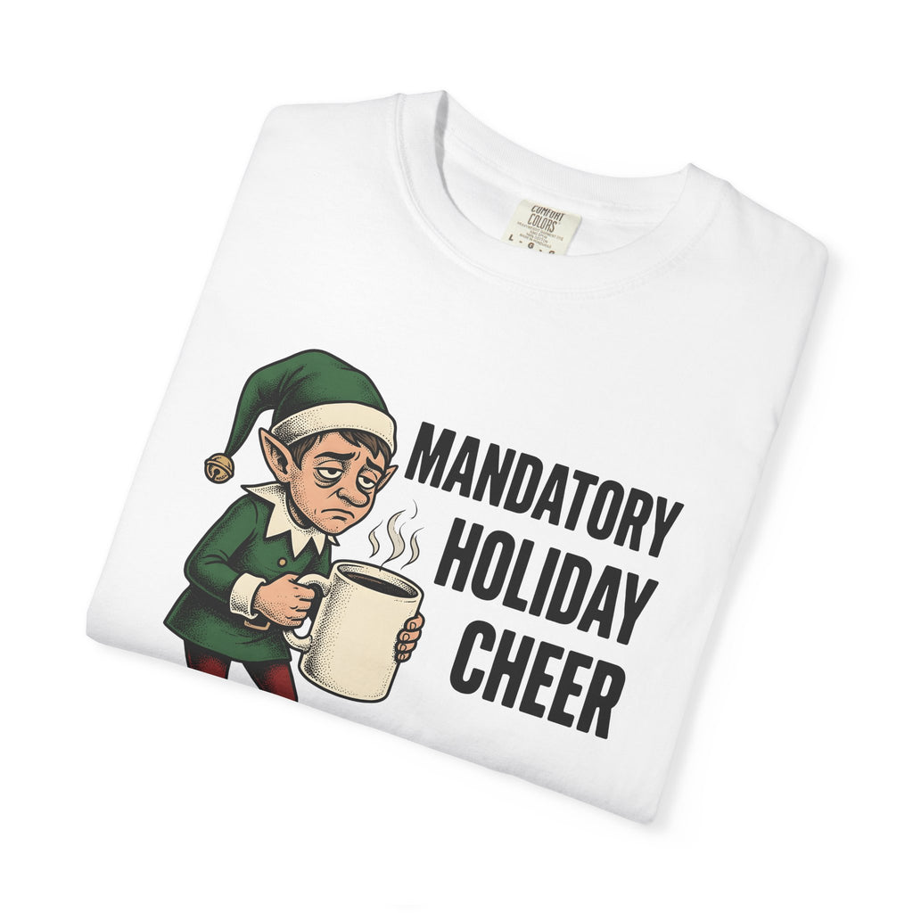 Weary Christmas Helper Shirt Christmas Fun Gift Women Shabby Chic Tee Elf T-Shirt Xmas Fan Holiday Tshirt Amusement Graphic Retro Tea Mug