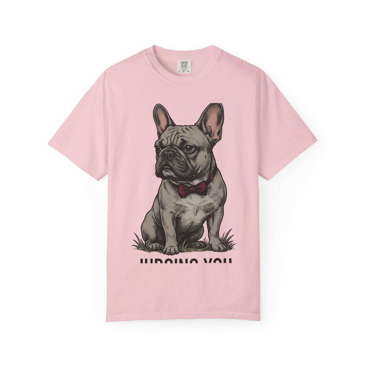 French Bulldog Shirt Dog Comedy Unisex Gift Hand Drawn Tee Bulldog T-Shirt Dog