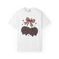Cute Bats Shirt Halloween Gothic Gift Women Kawaii Tee Flying Fox T-Shirt Horror Fan Dark Tshirt Dark Graphic Cartoon Bow Tshirt