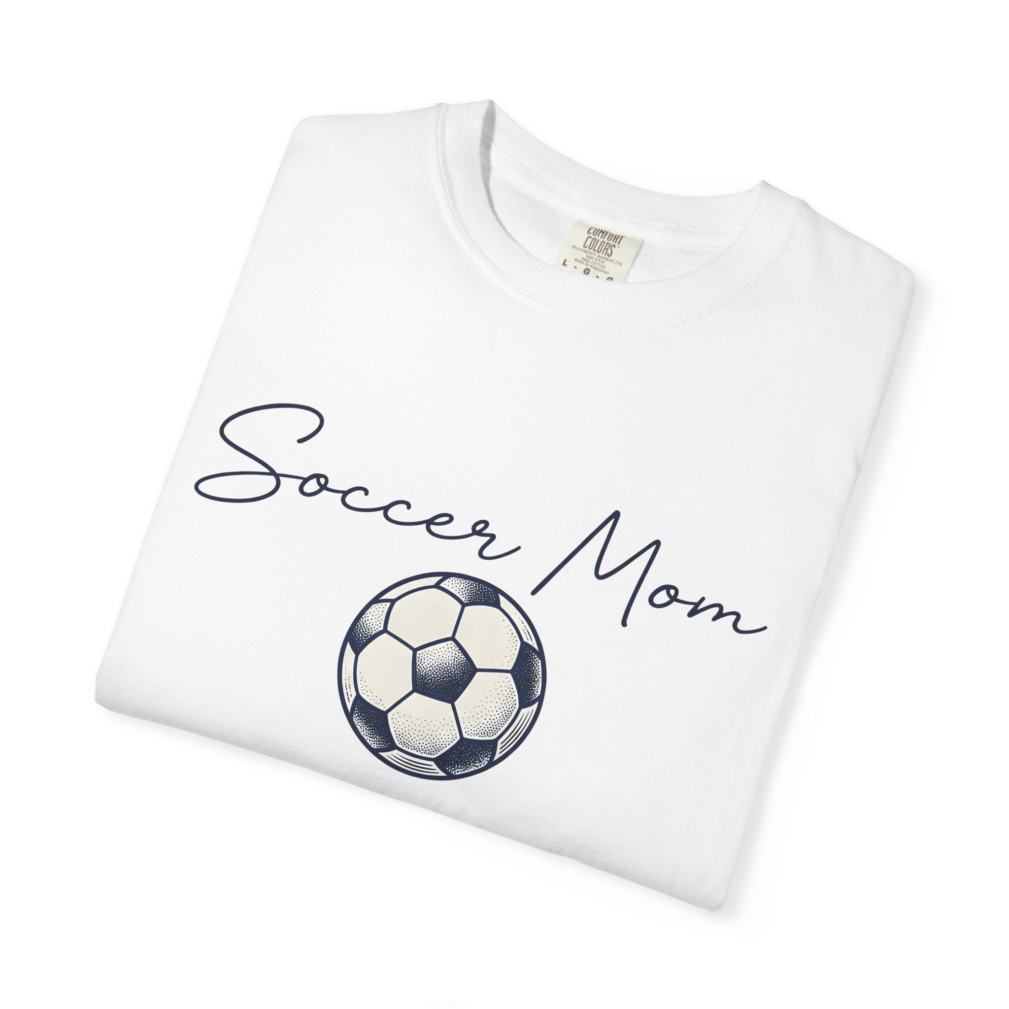 Soccer Ball Shirt Sports Relatives Gift Women Vintage Tee Football T-Shirt Athlete Fan Soccer Tee Retro Tshirt Family Graphic Silhouette Mom