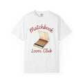 Matchbook Shirt Vintage Novelty Gift Women Sketch Tee Matchcover T-Shirt Retro Enthusiast Drawing Design Line Art Matches Tshirt