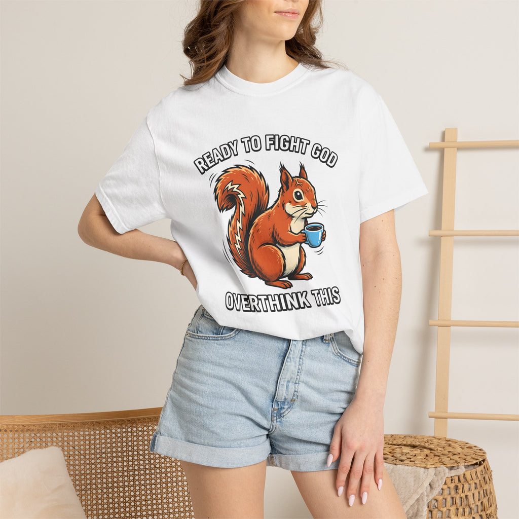 Squirrel Espresso Cup Shirt Coffee Fauna Gift Women Animated Tee Espresso Mug T-Shirt Coffee Fan Cartoon Tshirt Wildlife Graphic Classic