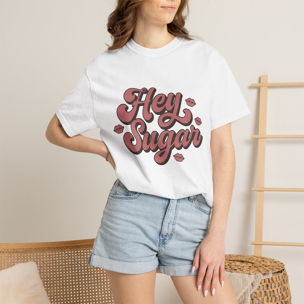 Pink Lips Design Shirt Valentine Duos Gift Women Whimsical Tee Lip Print T-Shirt Cupid Fan Lip Art Tshirt Partners Graphic Classic Lipstick