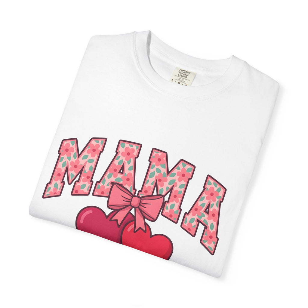 Garden Hearts Shirt Moms Kinship Gift Women Playful Tee Heart T-Shirt Mom Fan Retro Tshirt Family Graphic Old School Tie Tshirt