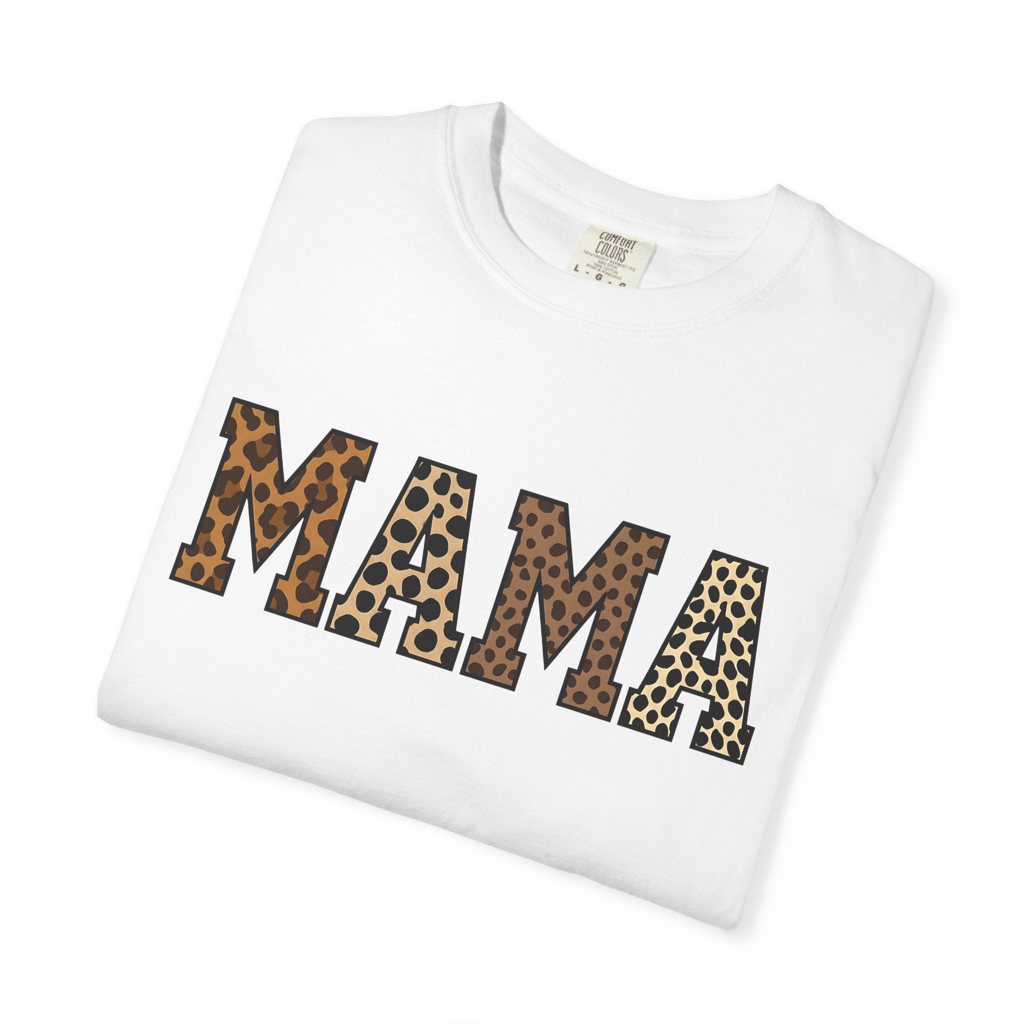 Spotted Print Letters Shirt Moms Critters Gift Women Strong Tee Alphabet T-Shirt Motherhood Fan Bold Tshirt Animal Graphic Old School Wild