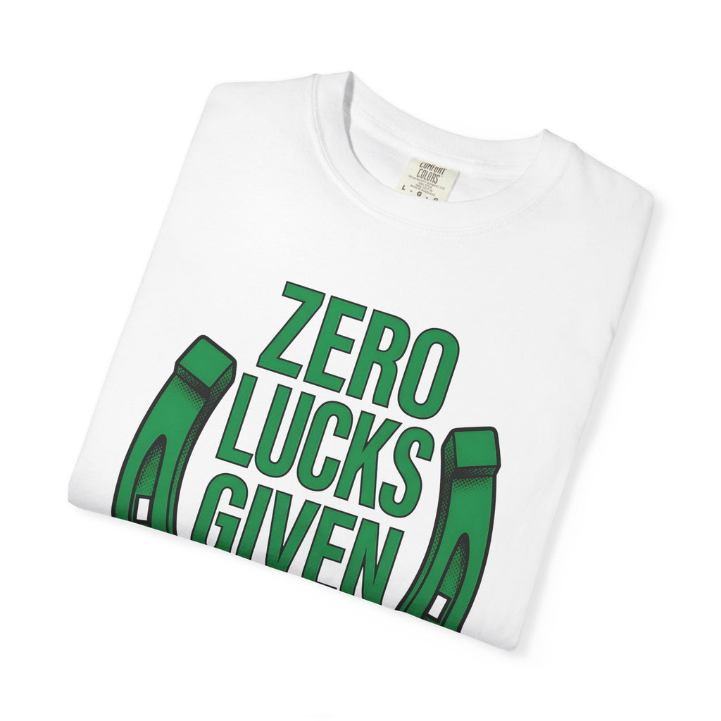 Lucky Horseshoe Shirt St Patrick's Day Event Gift Women Strong Tee Horseshoes T-Shirt Luck Fan Bold Tshirt Party Graphic Old School Joke