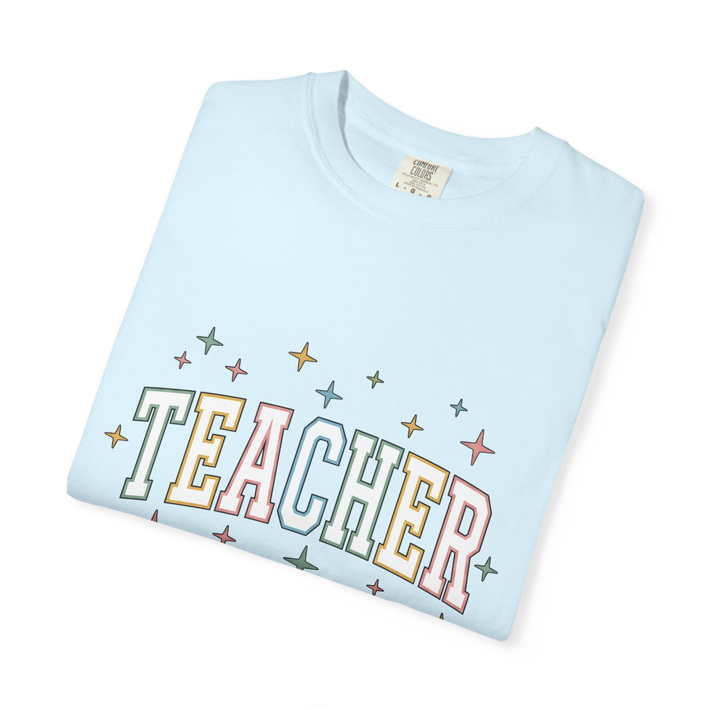 Teaching Phrase Shirt Teachers Learning Gift Women Vivid Tee Educational T-Shirt Teacher Enthusiast Colorful Tshirt Education Graphic Old