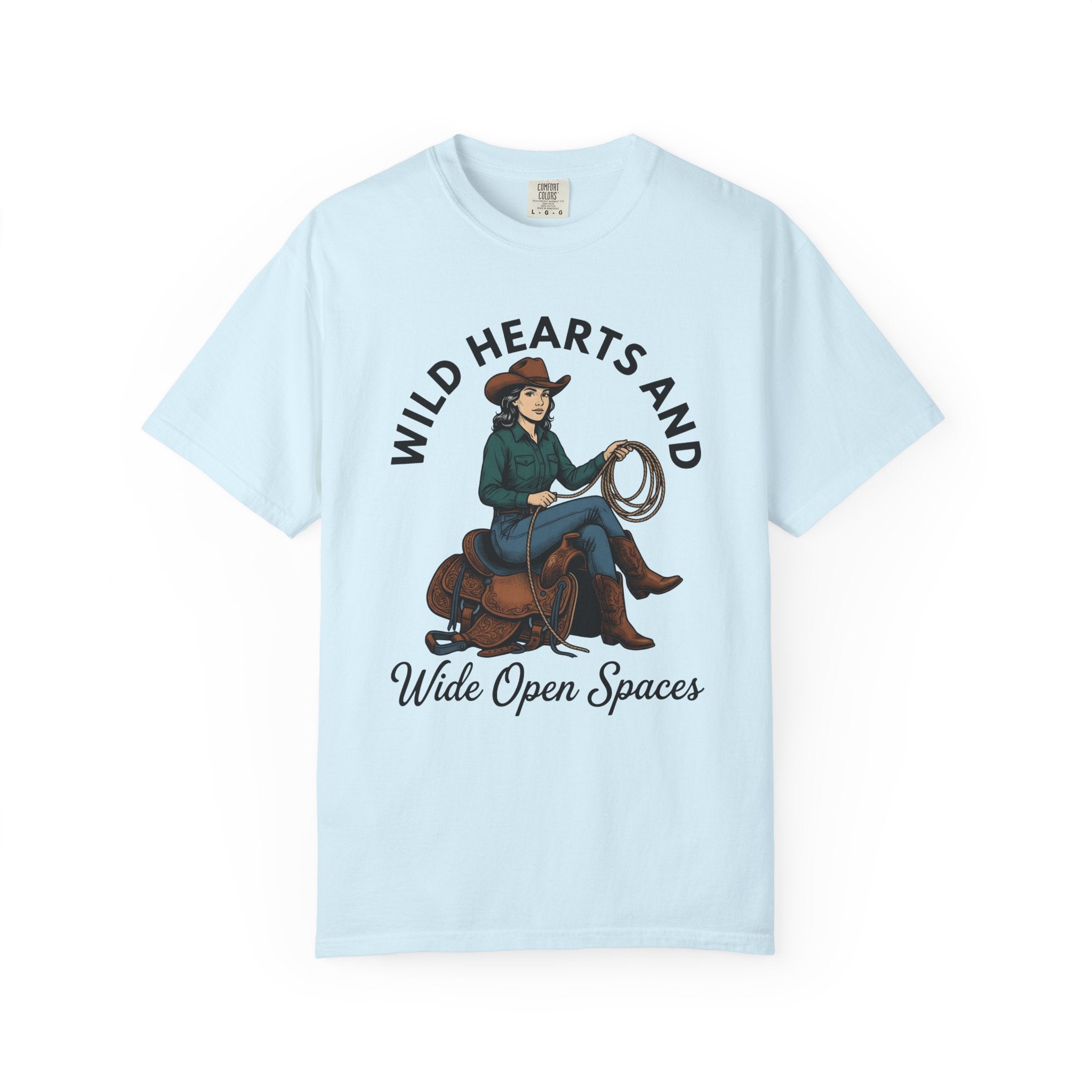 Cowgirl Graphic Shirt Cowgirl Rodeo Gift Women Vintage Tee Graphic T-Shirt Cowgirl Fan Retro Tshirt Rodeo Graphic Western Lasso Tshirt