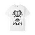 Jewel Beetle Shirt Beetle Occult Gift Women Line Art Tee Buprestid T-Shirt Bug Fan Insect Graphic Tshirt Mystical Illustration Hand Drawn