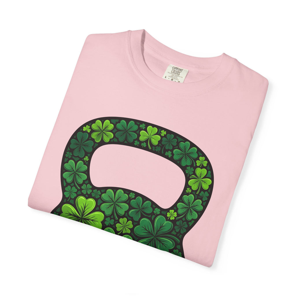Luck Dumbbell Shirt St Patrick's Day Exercise Gift Women Retro Tee Dumbbell t-shirt Shamrock Fan Vintage Tshirt Fitness Graphic Hand Drawn