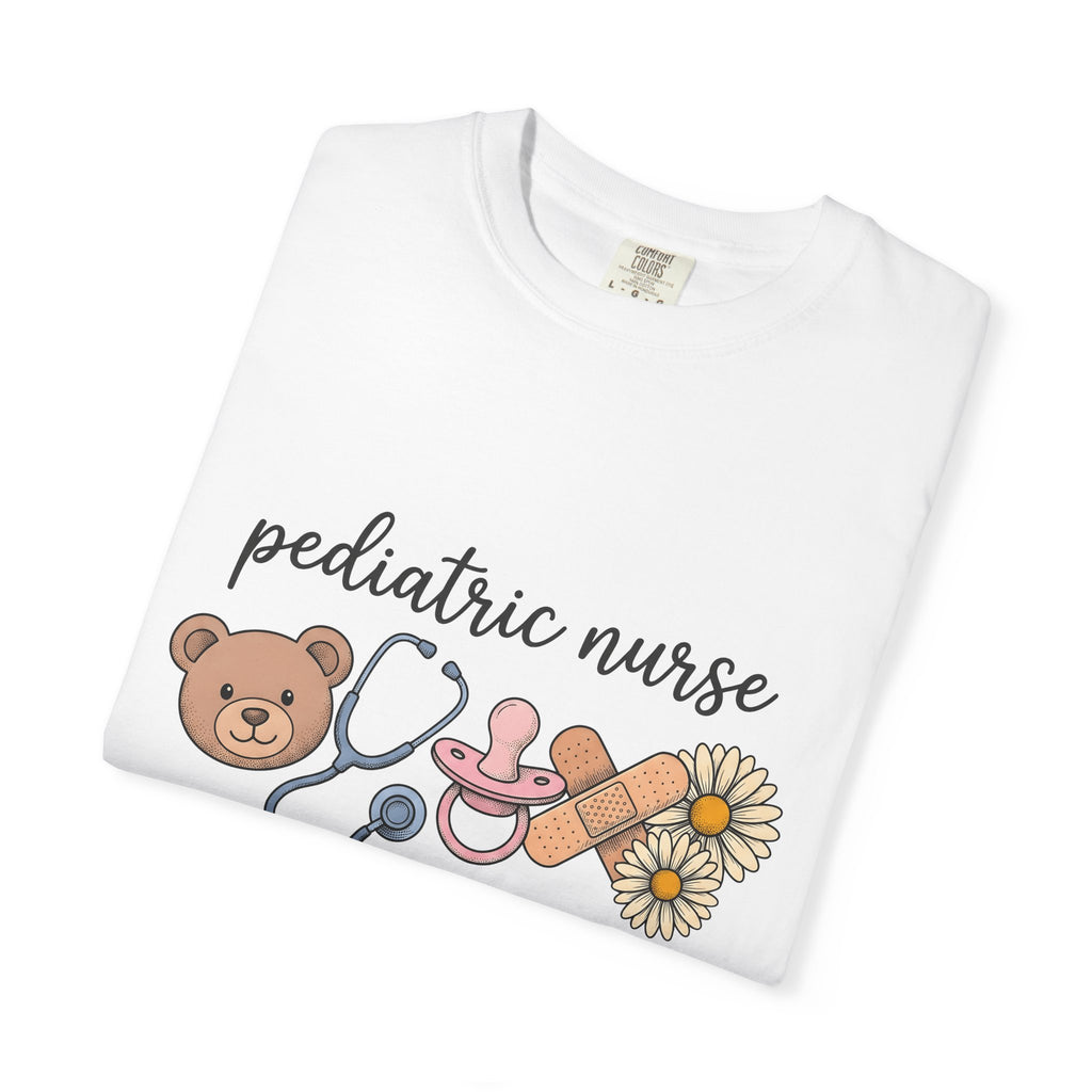 Teddy Bear Stethoscope Pacifier Shirt Nurse Care Gift Women Cartoon Tee Baby Pacifier T-Shirt Nursing Enthusiast Cartoony Tshirt
