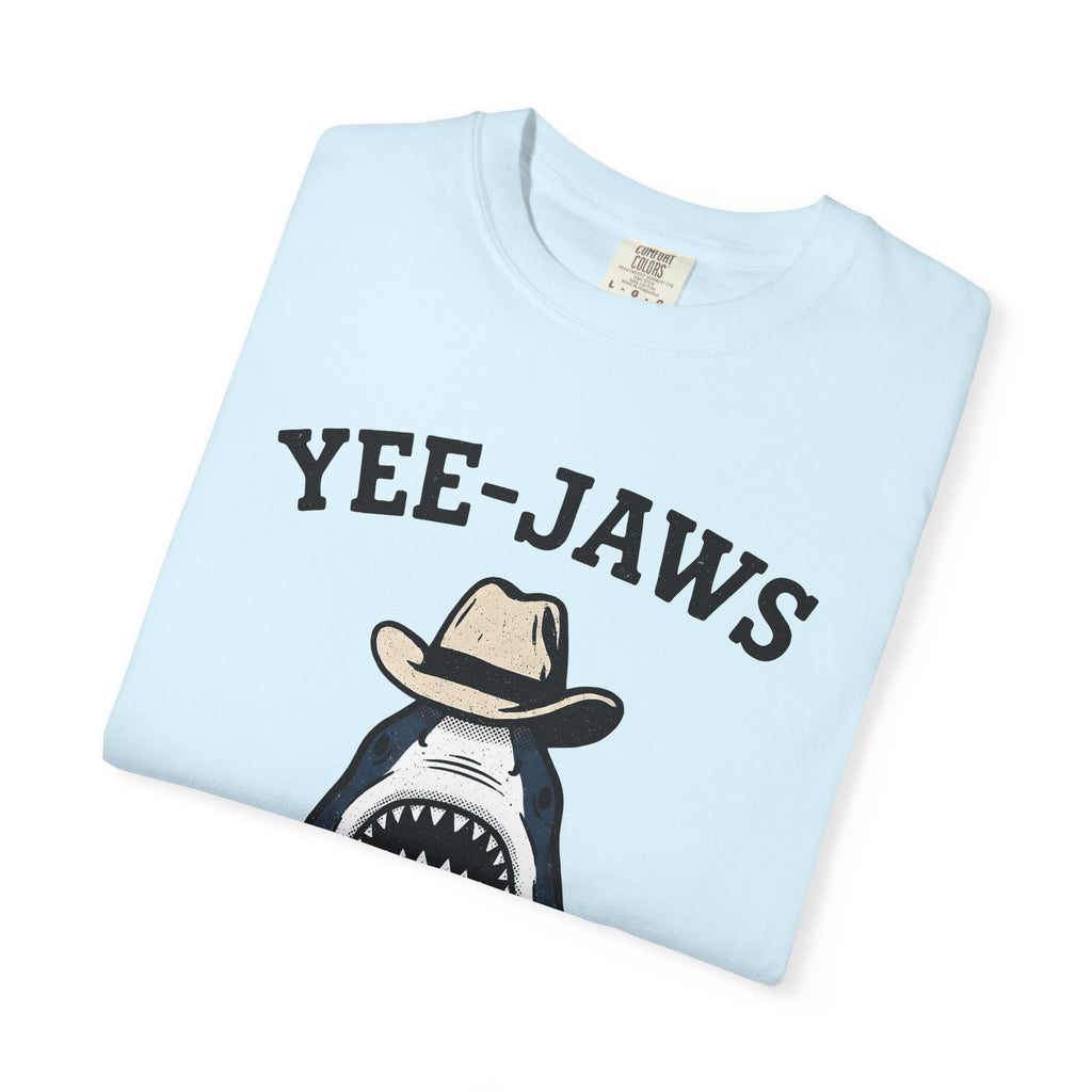 Shark Cowboy Hat Shirt Cowgirl Humor Gift Women Vintage Tee Shark T-Shirt Cowboy Fan Retro Tee Humorous Graphic Retro Western Hat Tshirt