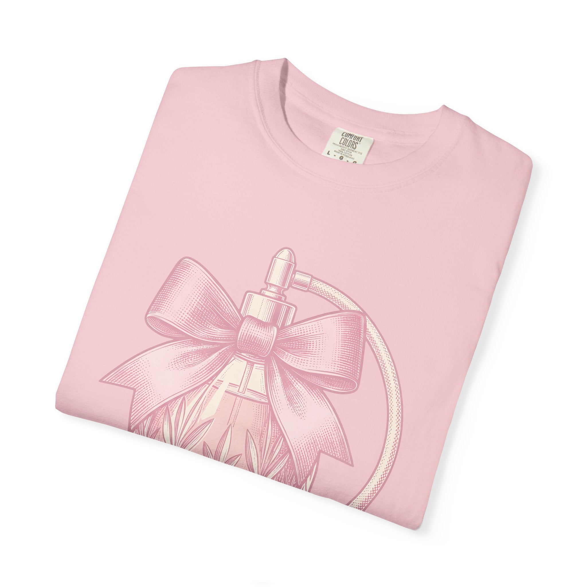 Scent Bottle Shirt St. Valentine's Day Package Gift Women Antique Tee Perfume Bottle T-Shirt Valentine Fan Vintage Tshirt Parcel Graphic