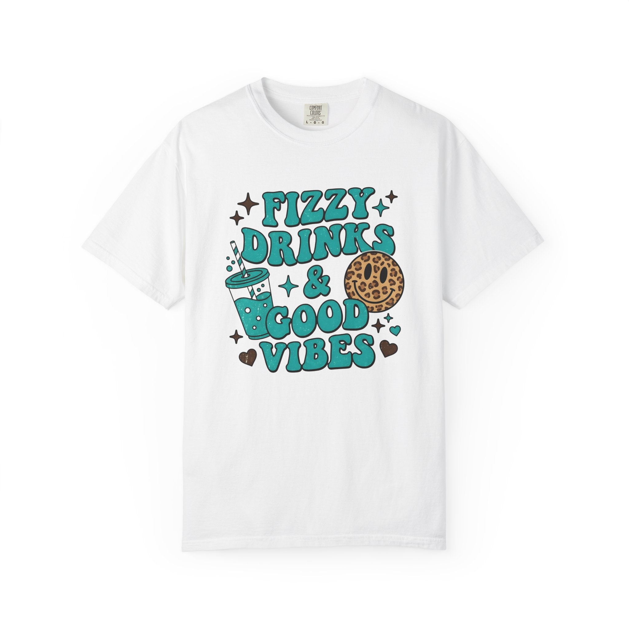 Fizzy Drink Cup Shirt Drinks Encouragement Gift Women Cartoon Tee Soda Cup T-Shirt Beverage Fan Comic Tshirt Motivational Graphic Classic