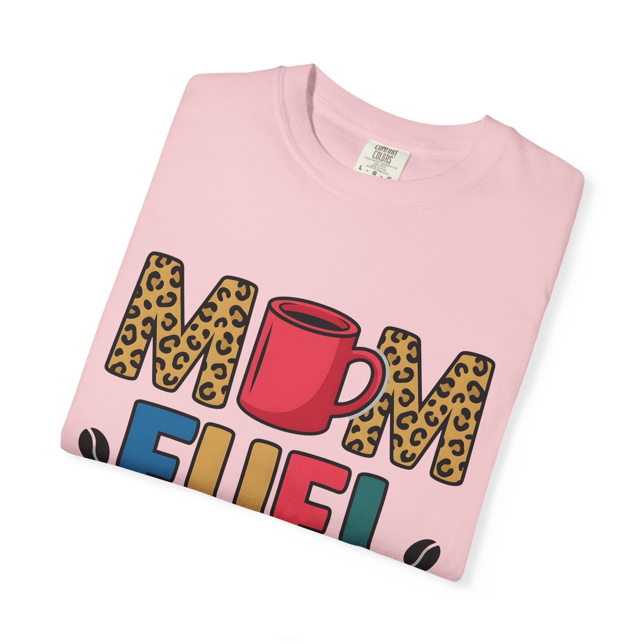 Latte Cup Shirt Coffee Mama Gift Women Minimalist Tee Coffee Mug T-Shirt Coffee Fan Simple Tshirt Mom Graphic Hand Drawn Cheetah Pattern