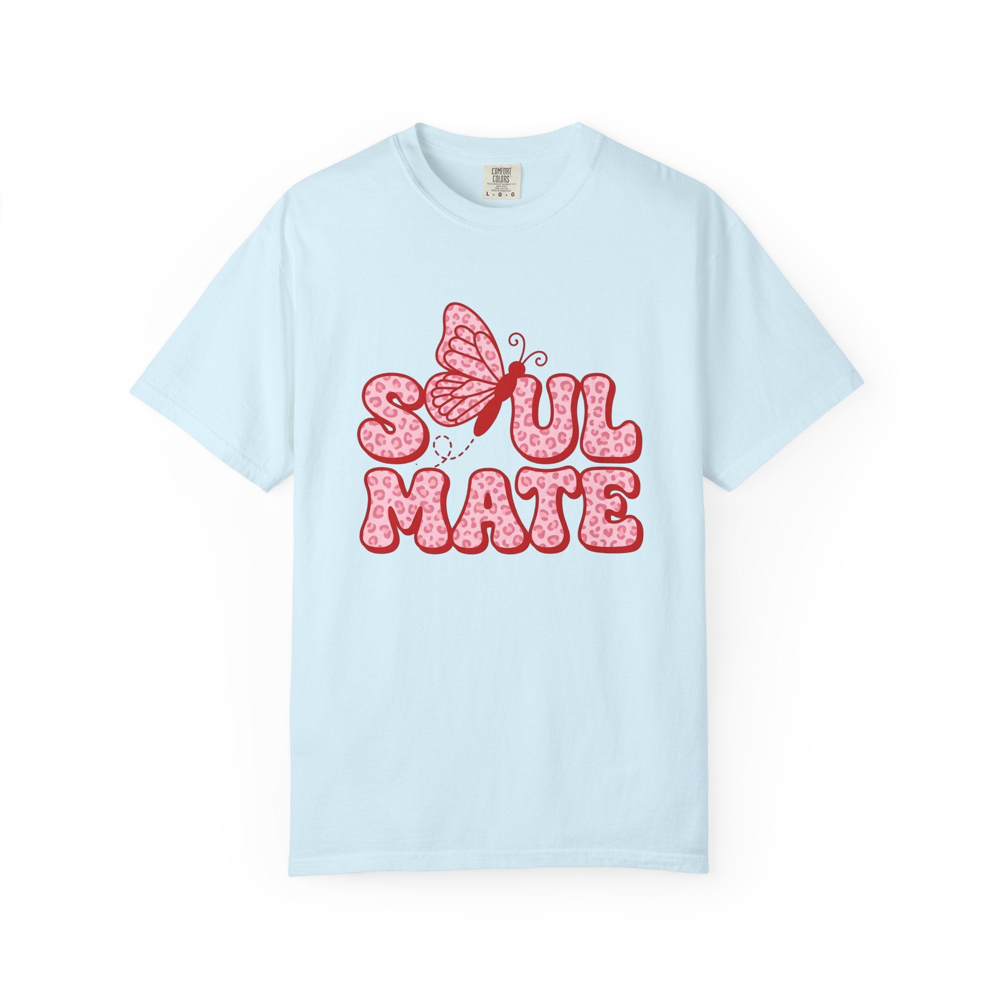Butterfly Graphic Shirt St. Valentines Day Couples Gift Women Playful Tee Butterfly T-Shirt Valentines Fan Whimsical Tshirt Partner Graphic