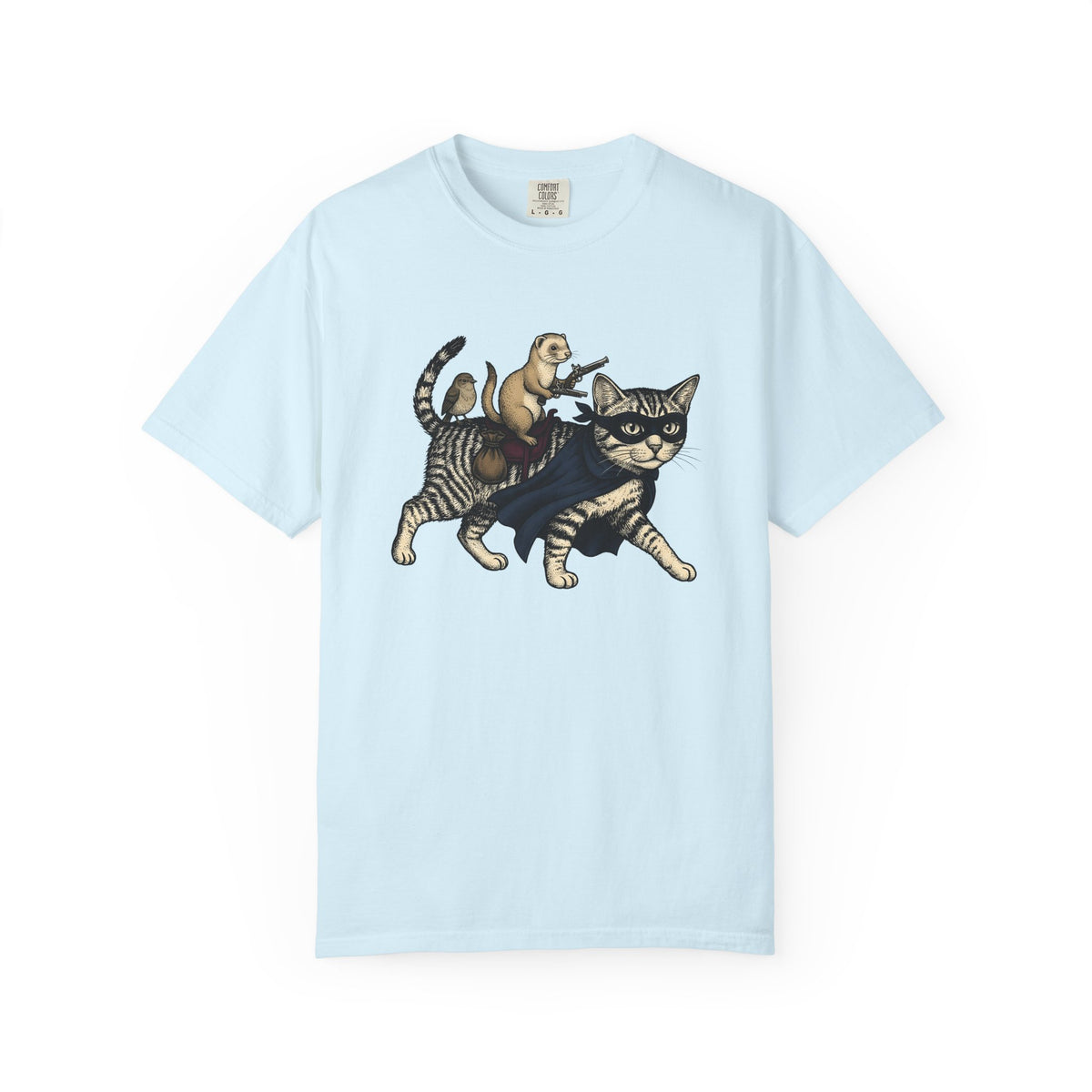 Hero Cat Shirt Cat Wildlife Unisex Gift Retro Tee Kitty T-Shirt Cat Fan Feline