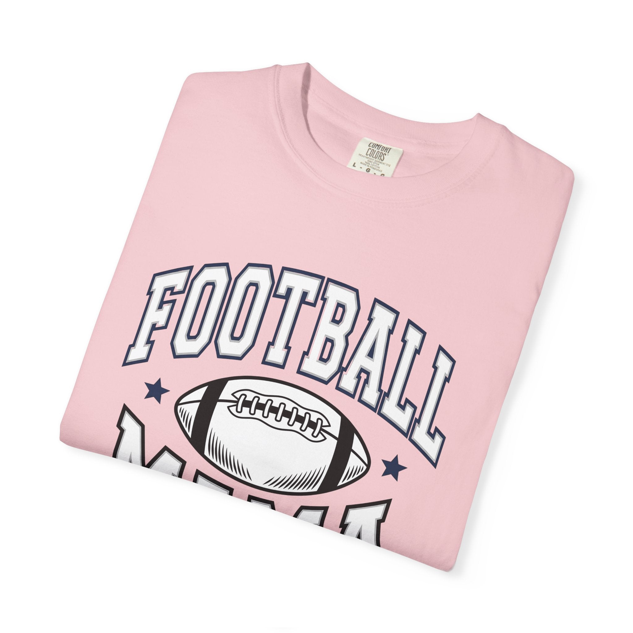 Soccer Ball Shirt Moms Athletics Gift Women Modern Tee Football T-Shirt Soccer Mom Sports Fan Contemporary Tshirt Athlete Graphic Retro Star