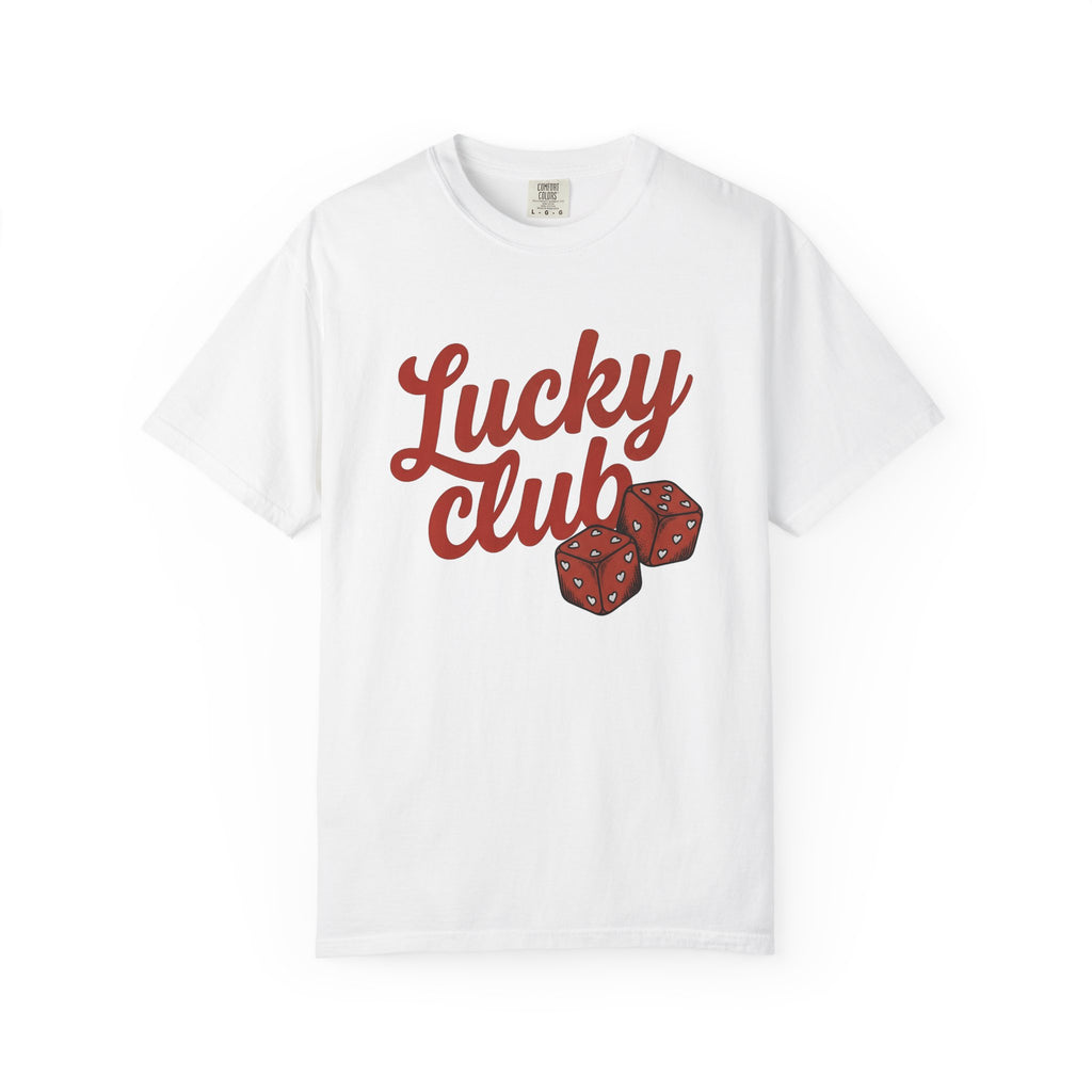 Heart Game Dice Shirt Valentine's Day Gaming Gift Women Eye-Catching Tee Dice T-Shirt Valentine Fan Vibrant Tshirt Gamer Graphic Rustic