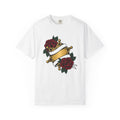Sheriff Emblem Shirt Cowgirl Rodeo Gift Women Neo Traditional Tattoo Tee Badge T-Shirt Cowgirl Fan Tattooed Tshirt Rodeo Graphic Hand Drawn