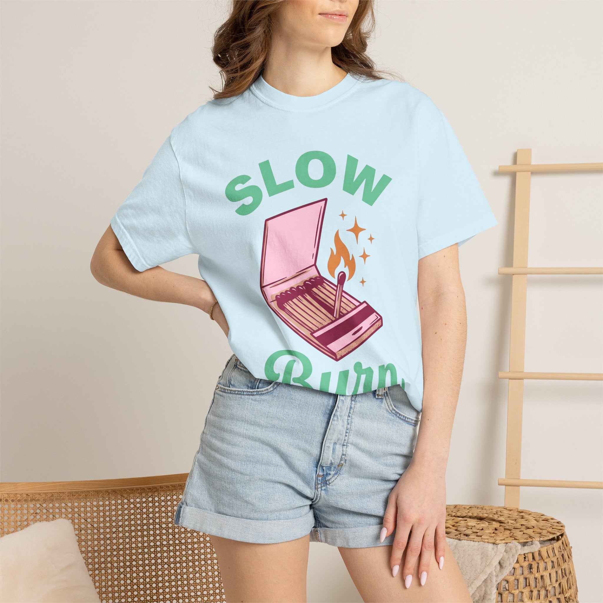 Matchbox Art Shirt Cowgirl Country Gift Women Hand Drawn Tee Matchbox T-Shirt Rodeo Fan Illustrated Tshirt Country Graphic Sketch Fire