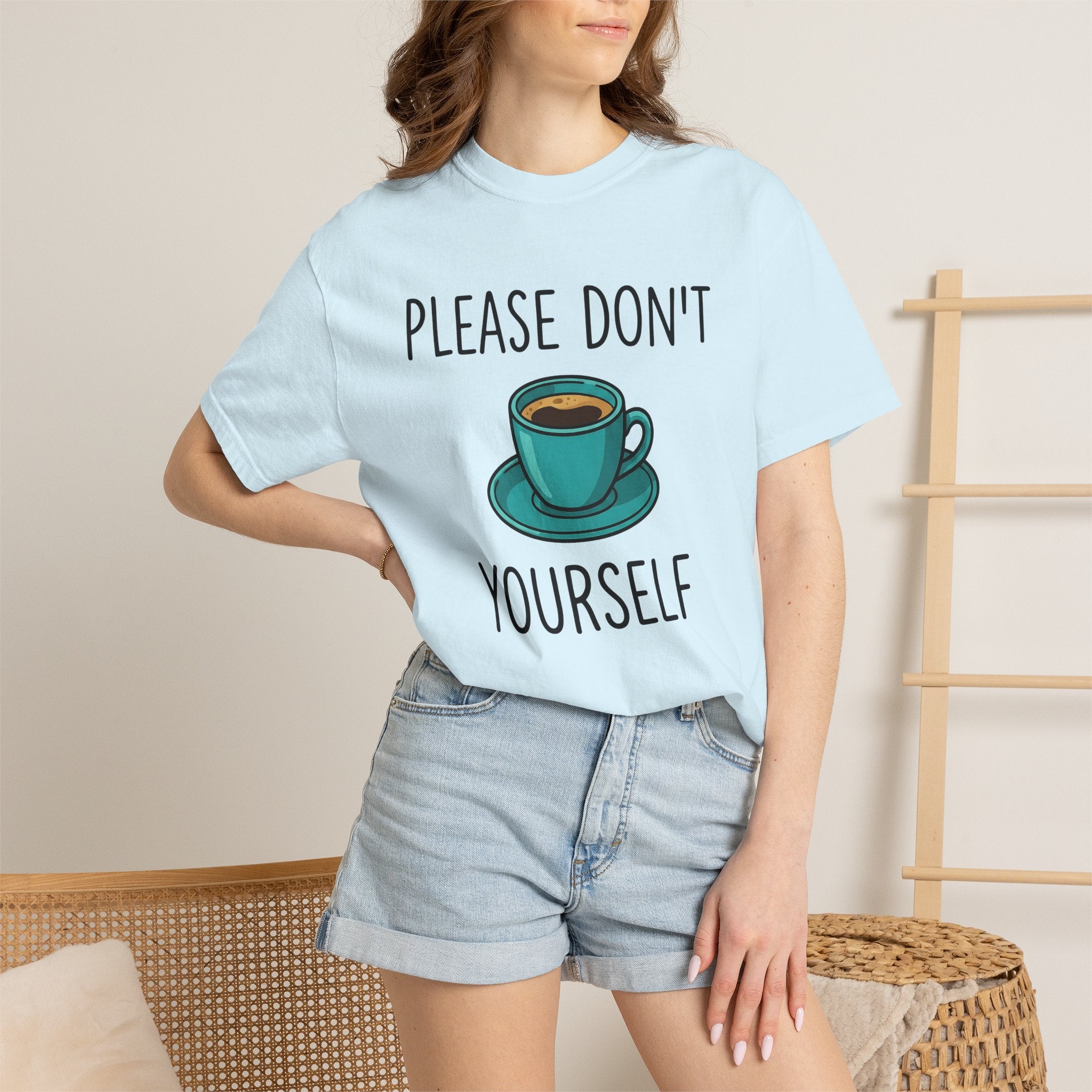Coffee Cup Shirt Coffee Fun Gift Women Kawaii Tee Mug T-Shirt Coffee Fan Cute Tshirt Humor Graphic Clean Dish Tshirt
