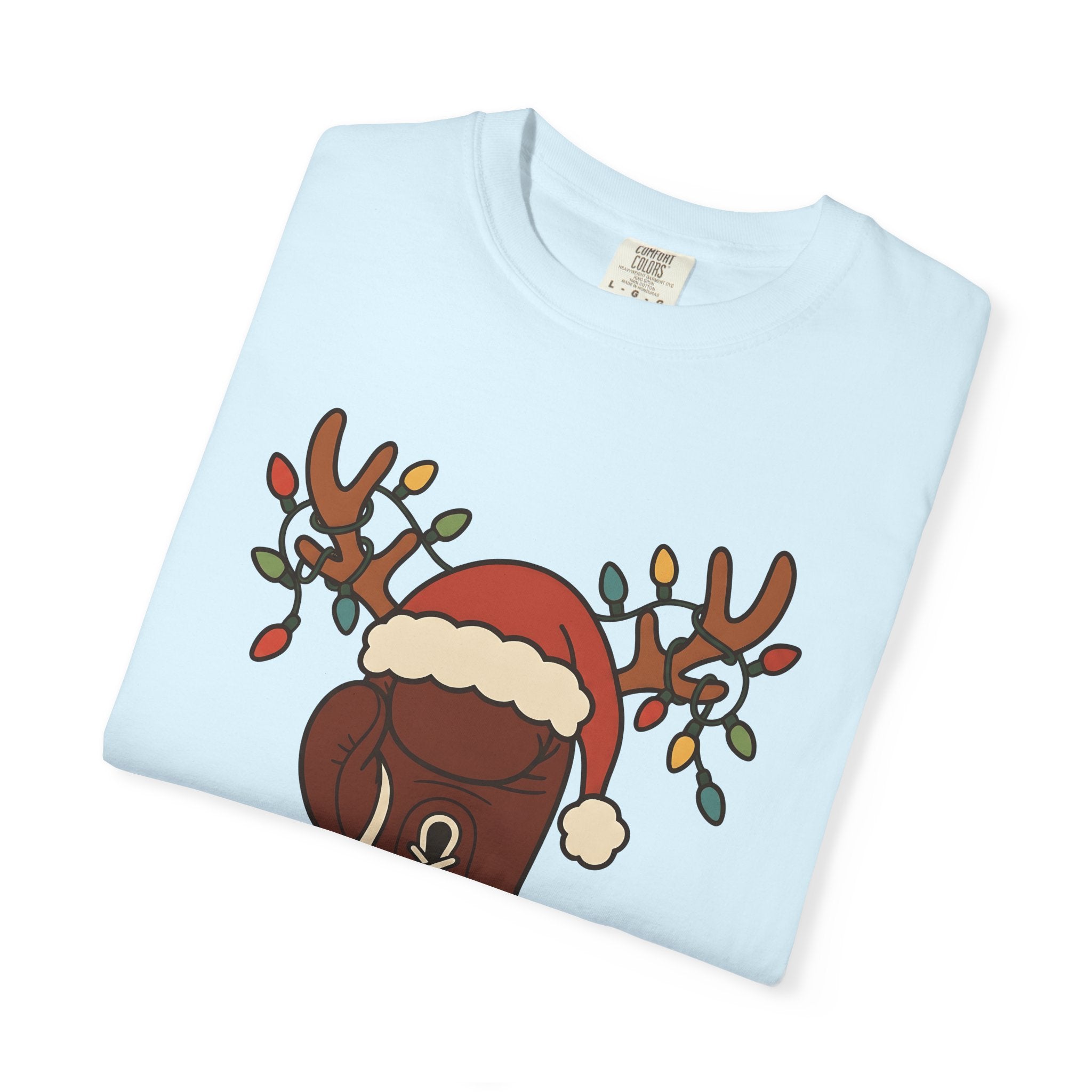 Fight Glove Reindeer Shirt Christmas Exercise Gift Women Cartoon Tee Boxing Glove T-Shirt Xmas Fan Comic Tshirt Fitness Graphic Old School
