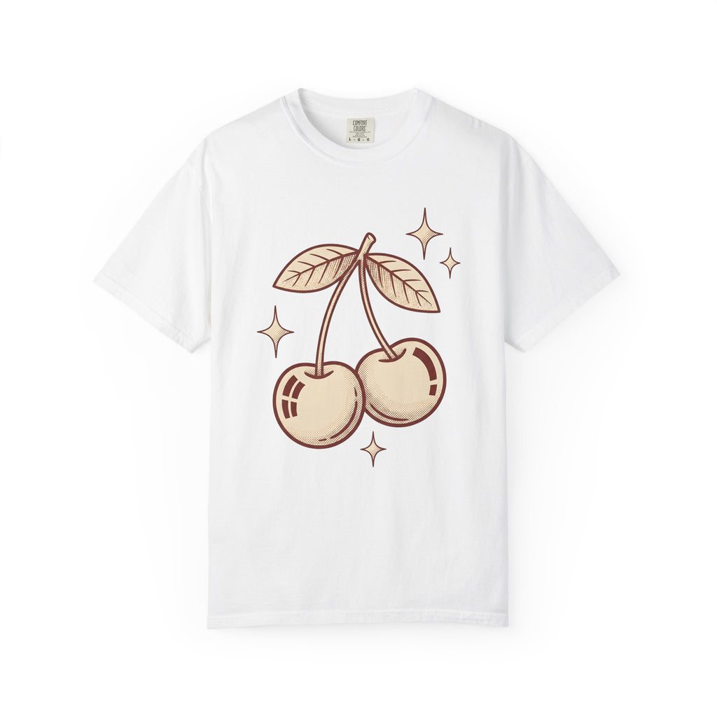 Cherry Berry Shirt Fruit Style Gift Women Classic Tee Berry T-Shirt Fruit Fan Vintage Tshirt Fashion Graphic Old School Sparkles Tshirt