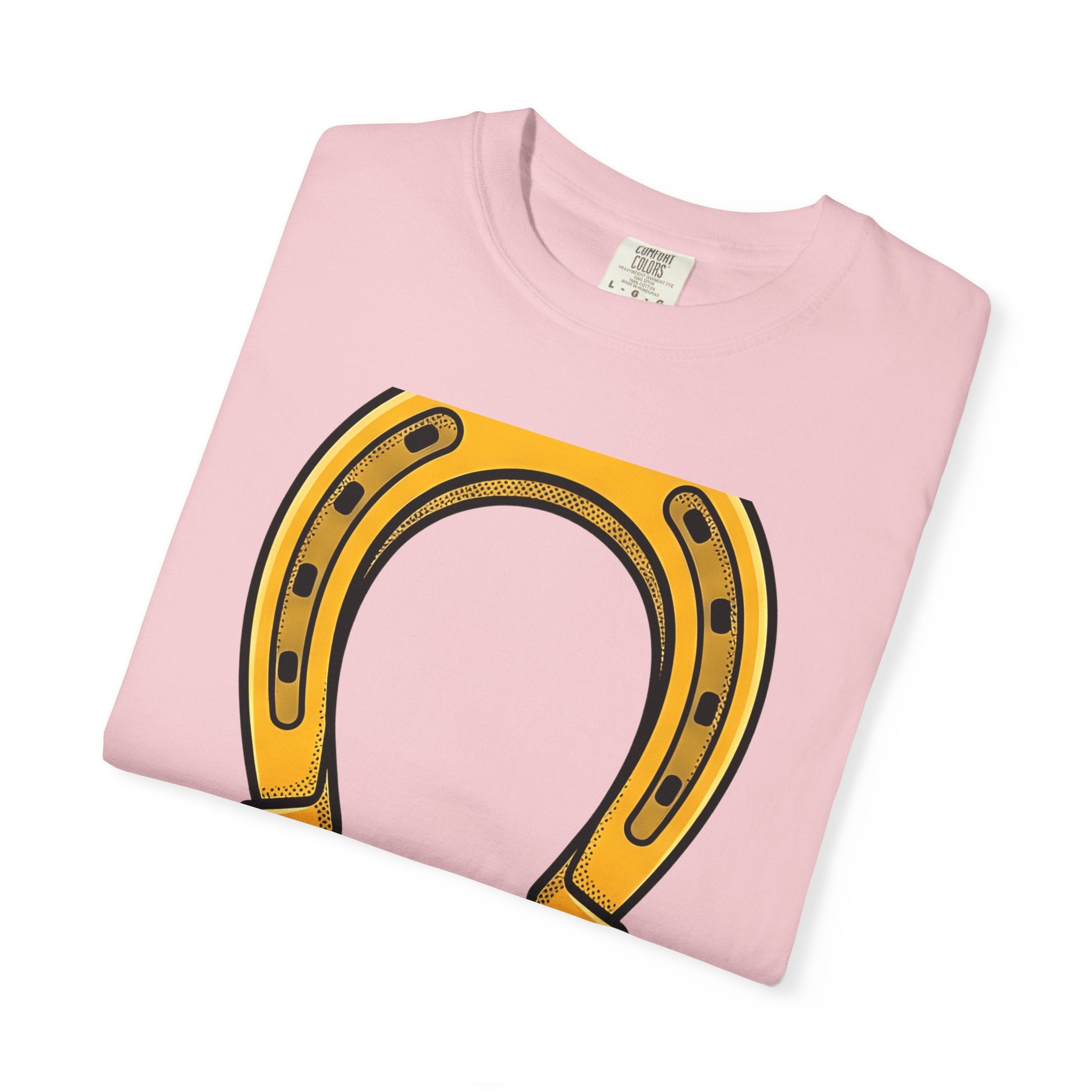 Horseshoe Clover Shirt St Patrick's Day Superstition Gift Women Minimal Tee Four Leaf Clover T-Shirt St Patricks Fan Simple Tshirt Lucky