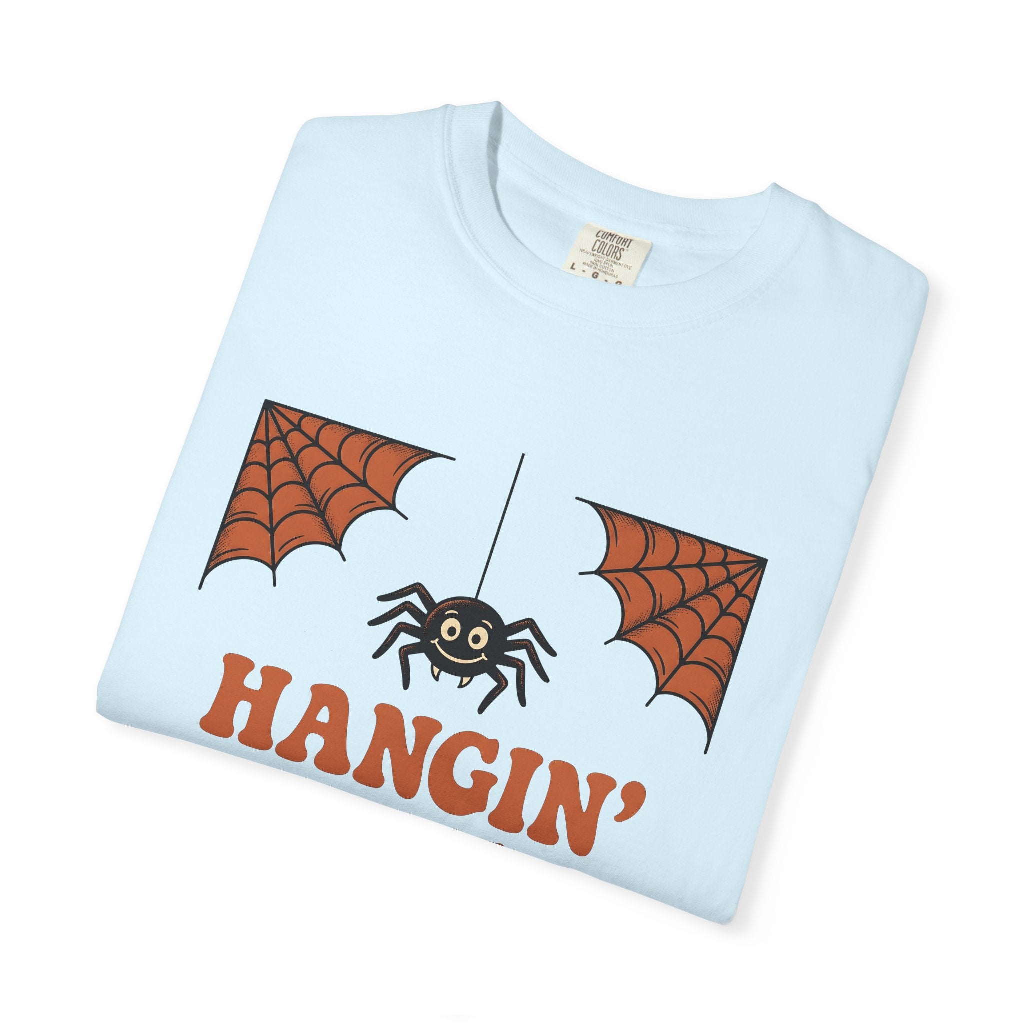 Spider Clipart Shirt Halloween Scary Gift Women Charming Tee Arachnid T-Shirt Horror Fan Creepy Graphic Tshirt Vintage Cobweb Tshirt