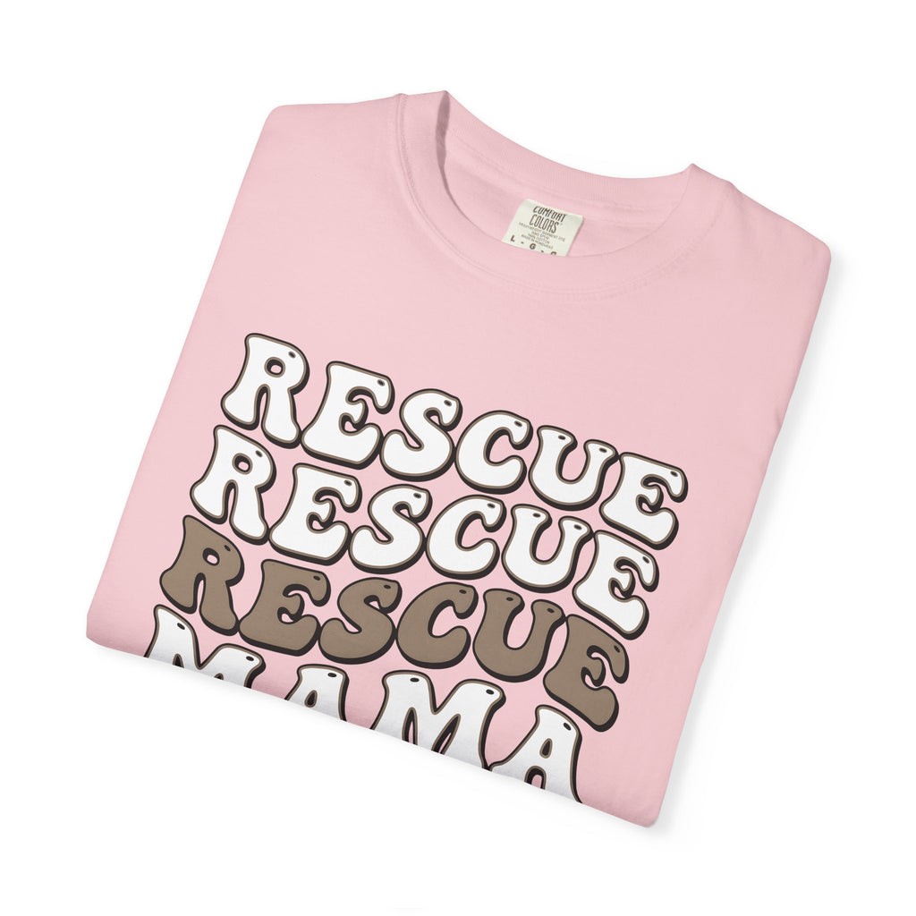 Retro Text Illustration Shirt Dog Dog Rescue Gift Women Nostalgic Tee Typography T-Shirt Dog Fan Vintage Tshirt Rescue Graphic Strong Paw