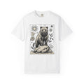 Bear Shirt Animals Wildlife Gift Women Sketch Tee Grizzly T-Shirt Animal Fan Ursine Tshirt Wildlife Graphic Retro Floral Tshirt