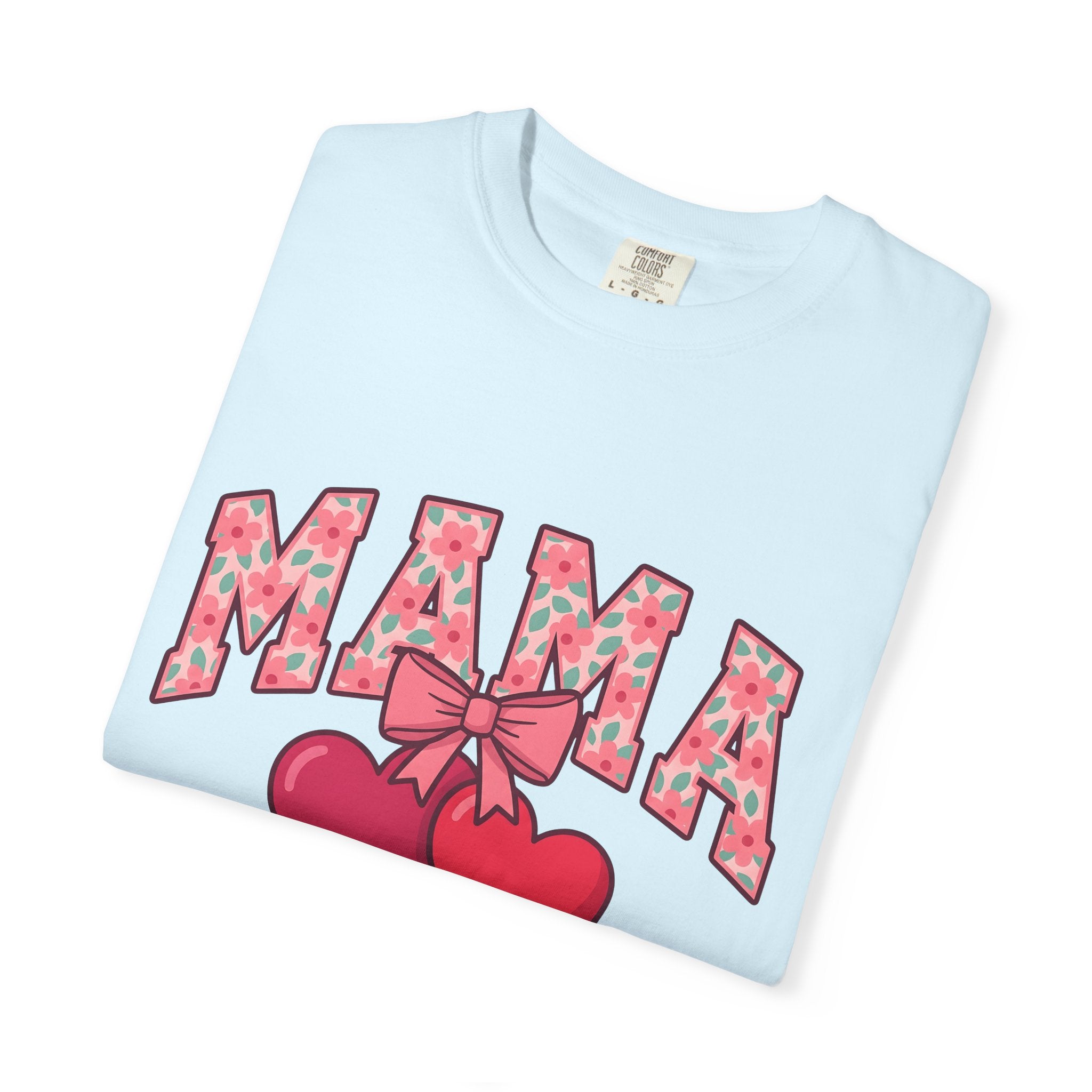 Garden Hearts Shirt Moms Kinship Gift Women Playful Tee Heart T-Shirt Mom Fan Retro Tshirt Family Graphic Old School Tie Tshirt