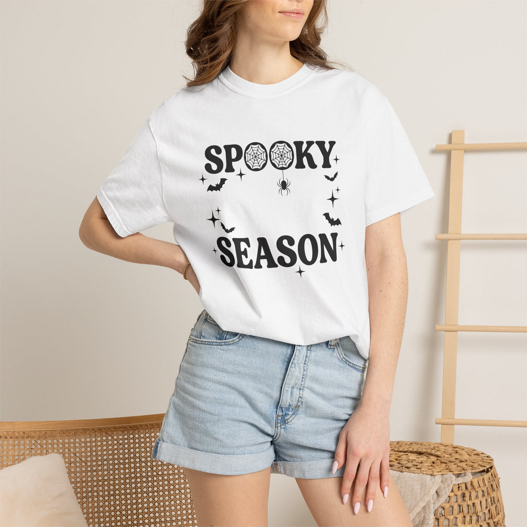 Spiderweb Bat Shirt Halloween Gothic Gift Women Bold Tee Batwing T-Shirt Horror Fan Dark Tshirt Gothic Graphic Retro Stars Tshirt