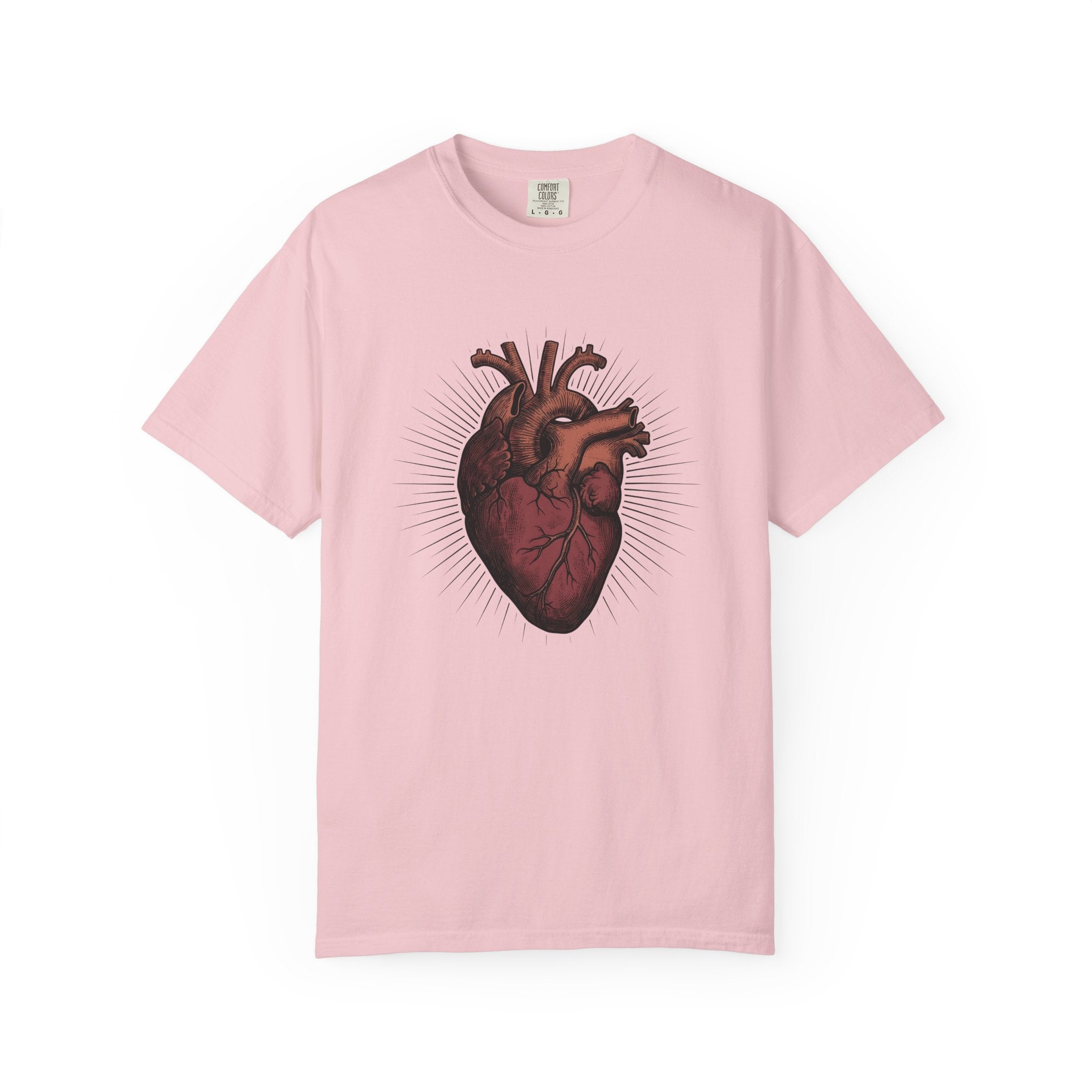 Anatomical Heart Shirt Anatomy Medical Gift Women Tattoo Tee Heart T-Shirt Anatomy Enthusiast Cardiac Tshirt Medical Graphic Vintage