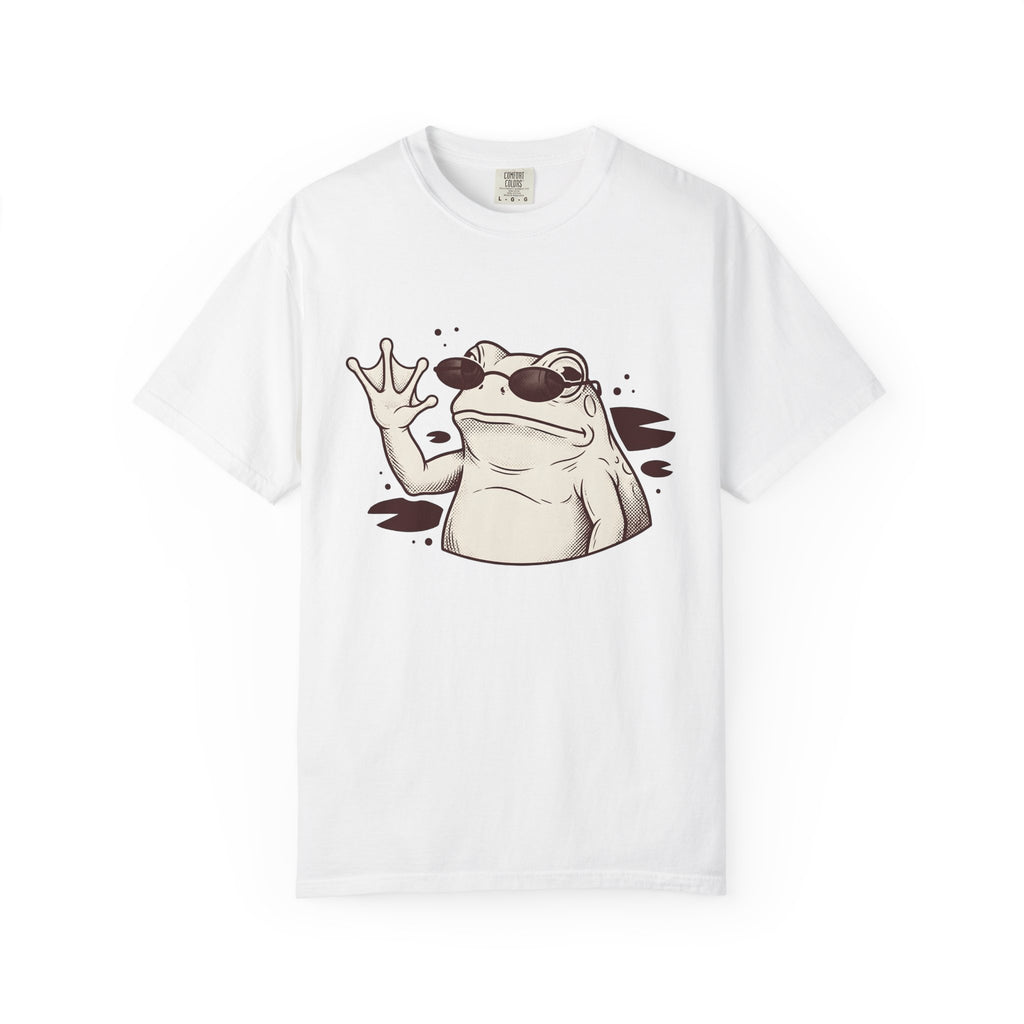 Frog Shades Shirt Cute Pet Gift Women Vintage Tee Toad T-Shirt Adorable Fan Retro Tshirt Animal Graphic Retro Shades Tshirt
