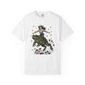 Cowgirl Riding Frog Shirt Cowgirl Western Gift Women Vintage Tee Rodeo T-Shirt Cowboy Fan Retro Tshirt Country Graphic Hand Drawn