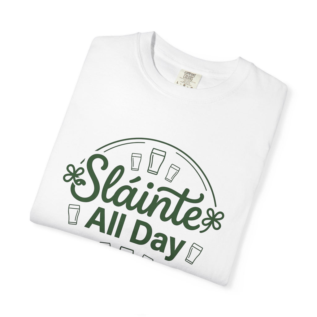 Pint Glass Shirt St Patrick's Day Liquor Gift Women Strong Tee Beer Glass T-Shirt St Patricks Fan Pint Mug Graphic Classic Shamrock Tshirt