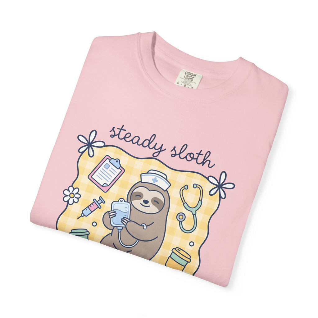 Sloth Nurse Shirt Nurses Pets Gift Women Playful Tee Sloth T-Shirt Nurse Enthusiast Funny Tshirt Animal Graphic Tshirt Funny Health
