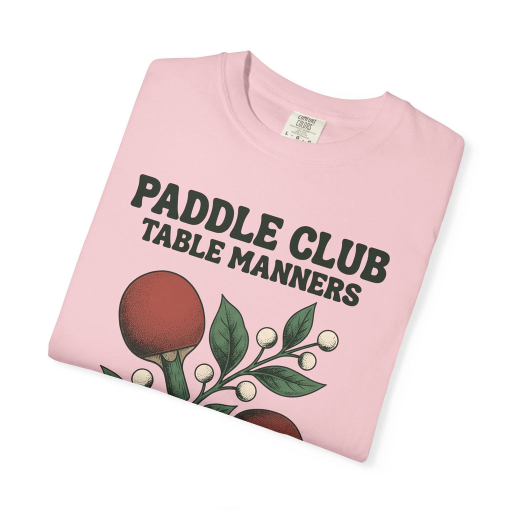 Table Tennis Rackets Shirt Sports Association Gift Women Throwback Tee Ping Pong Paddle T-Shirt Sports Fan Vintage Tshirt Connection Graphic